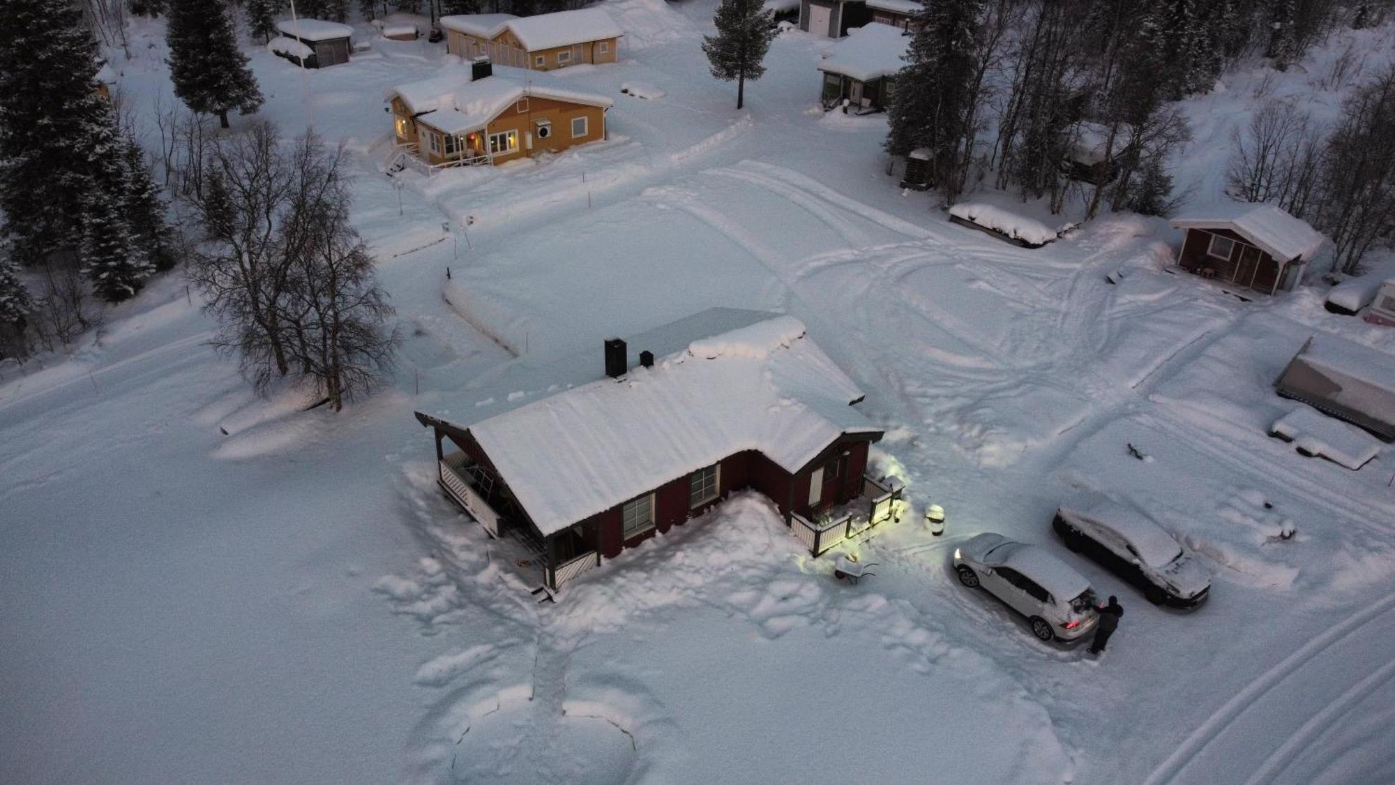 Little Adorable Red Villa Kiruna Dış mekan fotoğraf